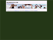 Tablet Screenshot of onlinesocks.com